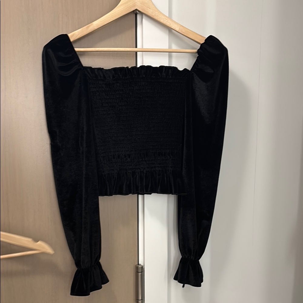 Elegant Black Women's Top